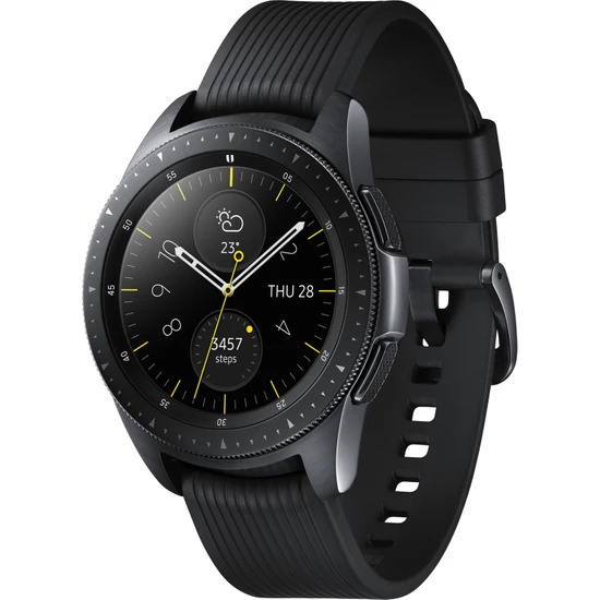 Samsung galaxy watch Siyah - Gold - Görsel 2